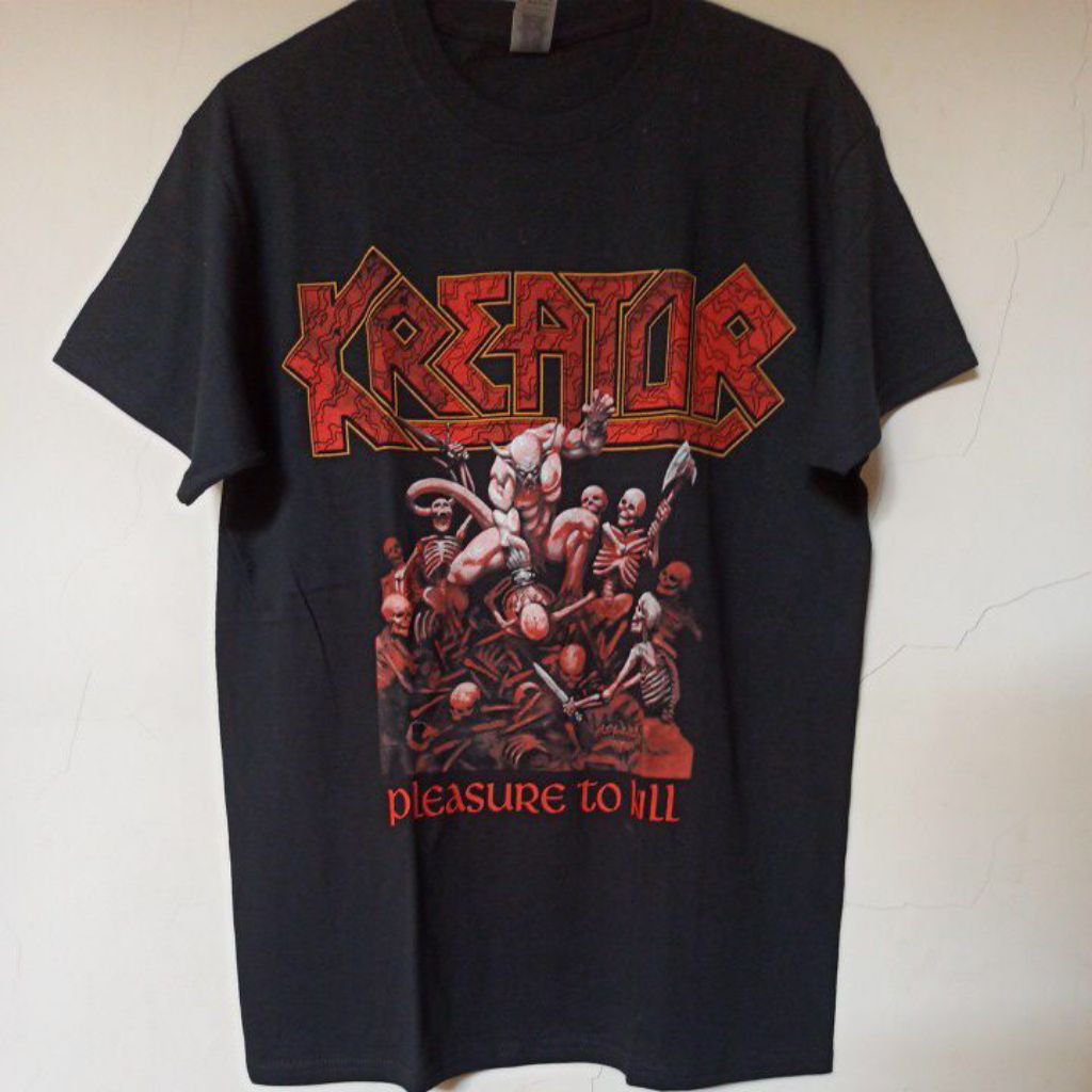kaos t-shirt KREATOR pleasure to kill official