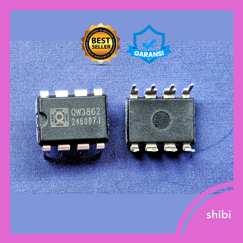 QW3862 GARANSI OW3862 3862 IC PWM POWER MANAGEMENT DIP-8
