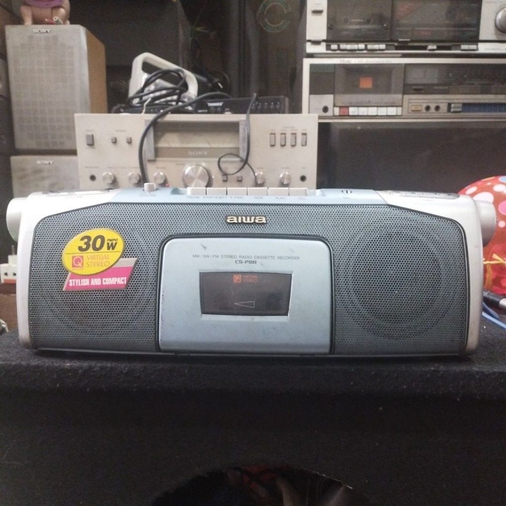 mini compo radio aiwa cs-p88 full original Made in japan