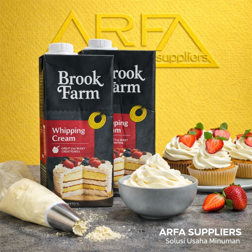 Whipping Cream Brookfarm Diamond 1 liter