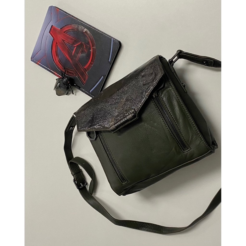 DIESEL SATCHEL LEATHER BAG