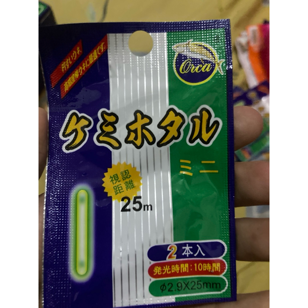 Fosfor statlite orca lampu pancing 2,5 neon