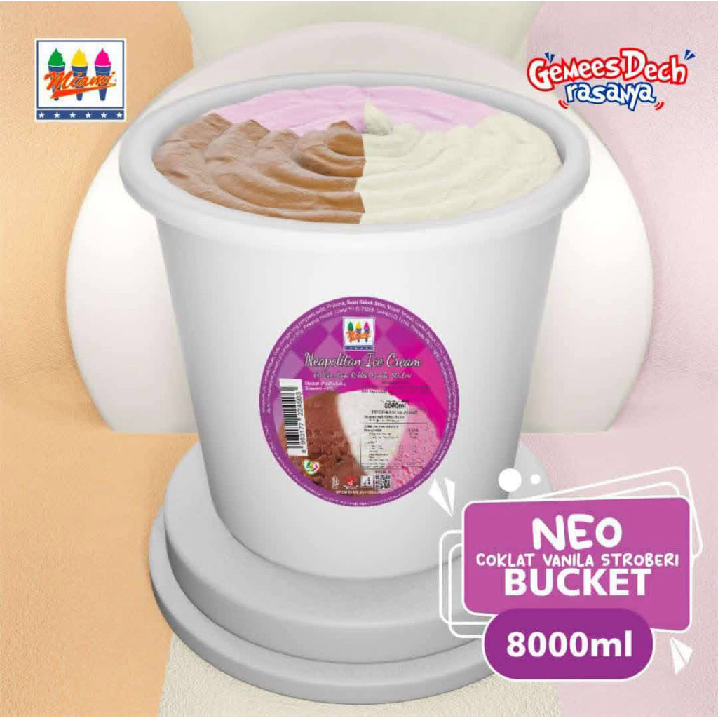 Ice cream miami 8 liter