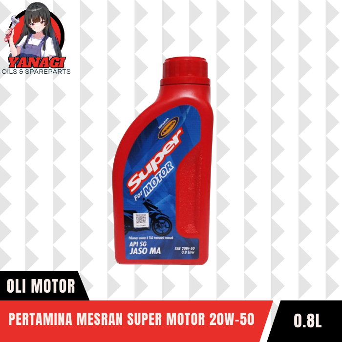 Pertamina Mesran Super Motor 0.8 Liter - Oli Motor