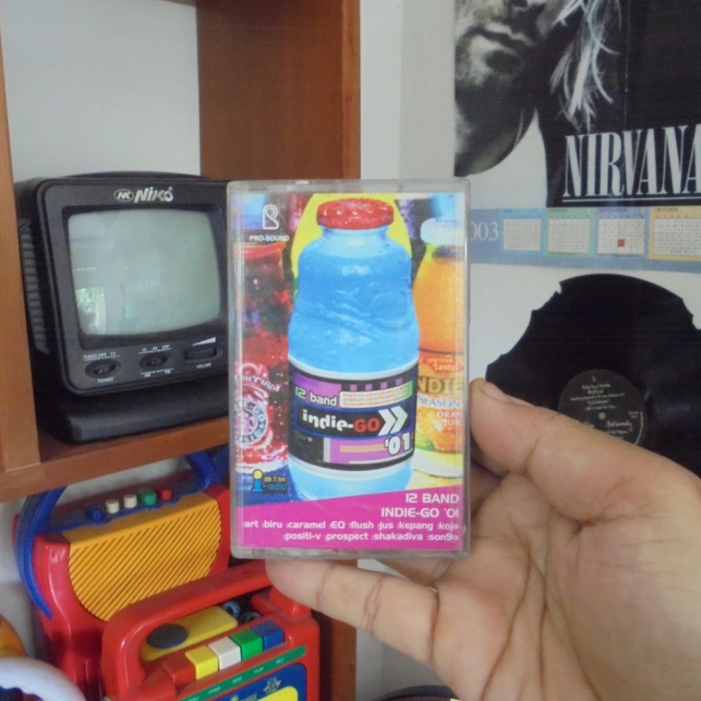 Kaset Pita /Tape 12 Band Indie-Go '01 Original 100% Berfungsi/Tested