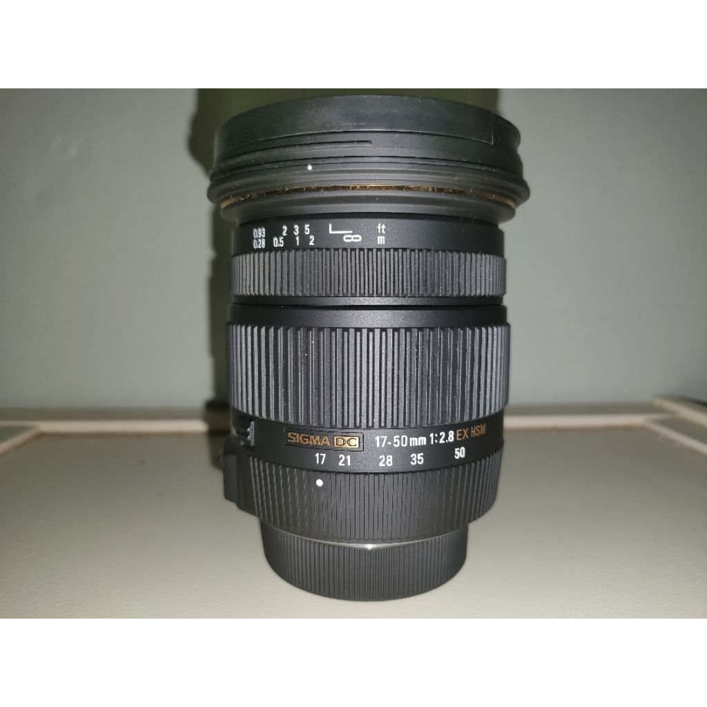 LENSA SIGMA DC 17-50mm f2.8 EX HSM GOOD CONDITION FOR NIKON APS-C DSLR