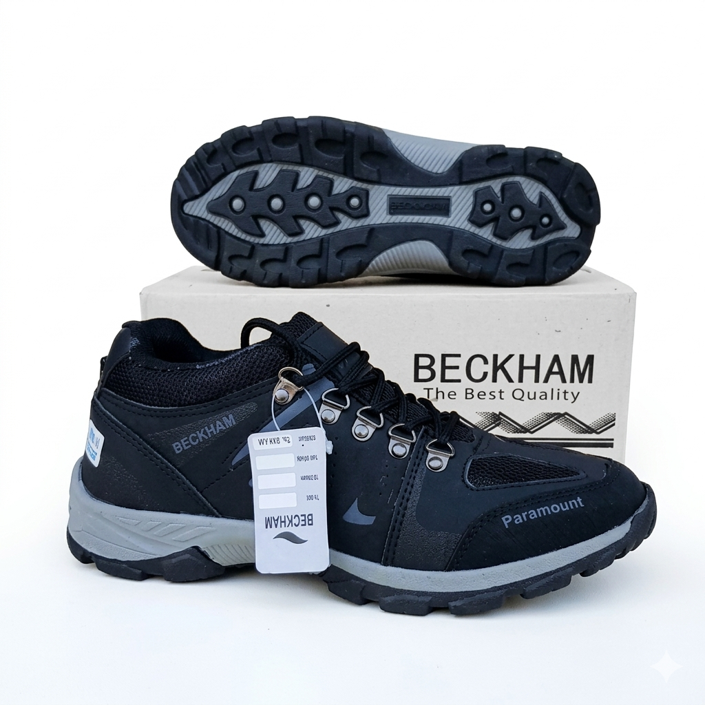 ‎Sepatu Beckham Paramount Low Boots Pendek / Outdoor Hiking Casual Pria Wanita Original - Vertex Out