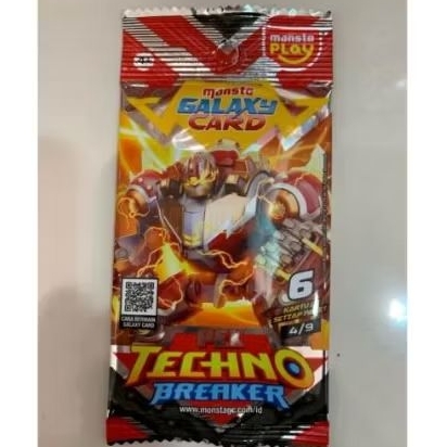 monsta galaxy card pek techno breaker 4/9 BoBoiBoy Indonesia gentar SR