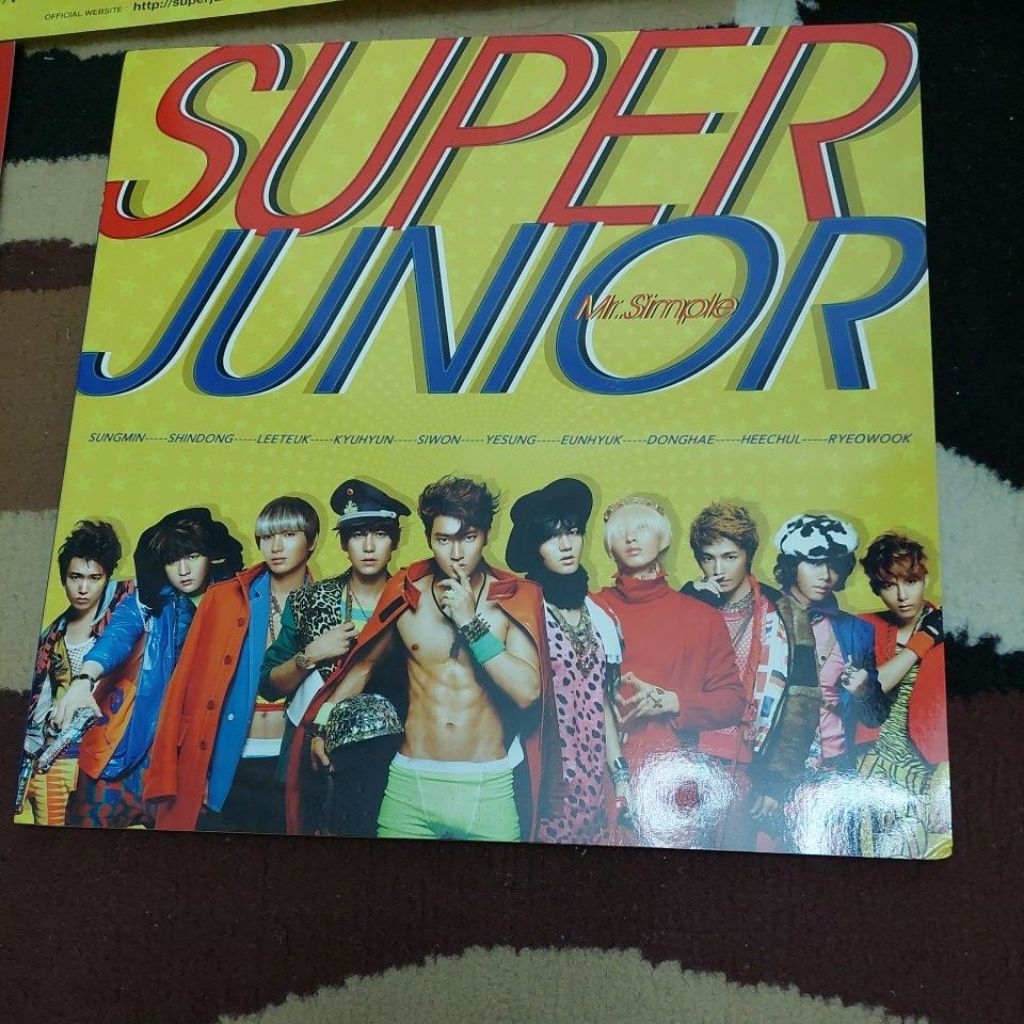 super junior mr simple ver japan