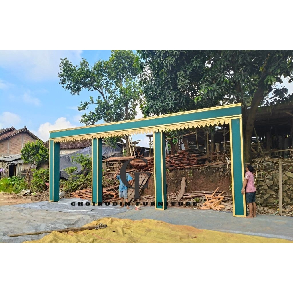 Gawangan backdrop decor