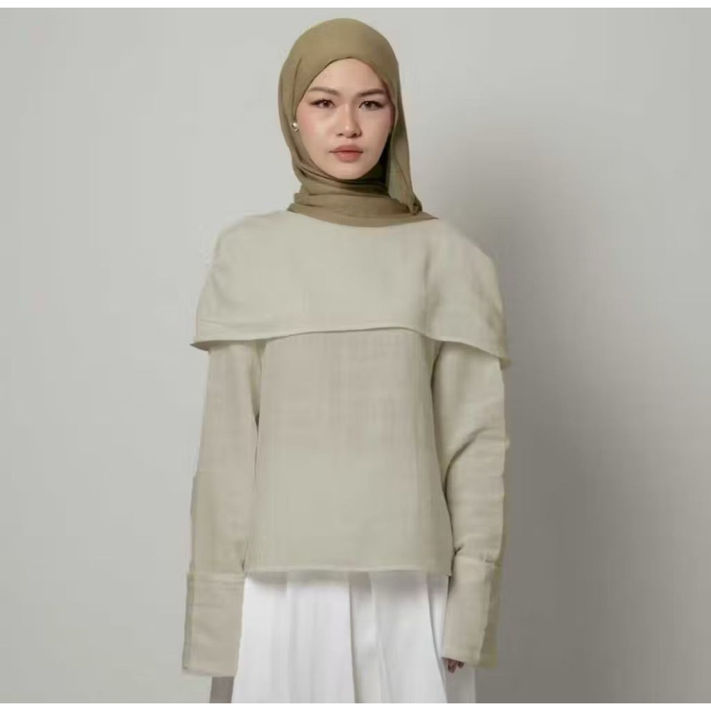 Pastelly Outfit Chrysalis Top - Ivory Size L  -