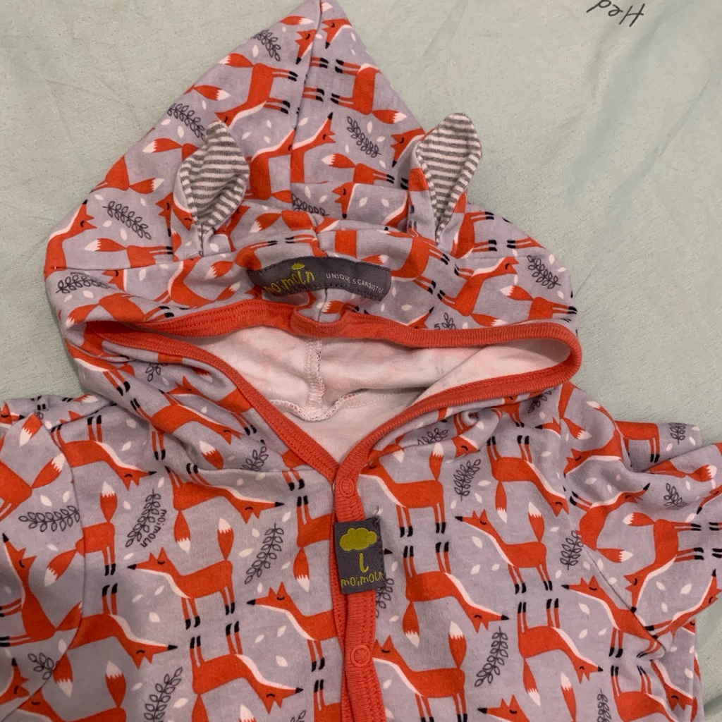 PRELOVED ROMPER HOODIE MOIMOLN BABY