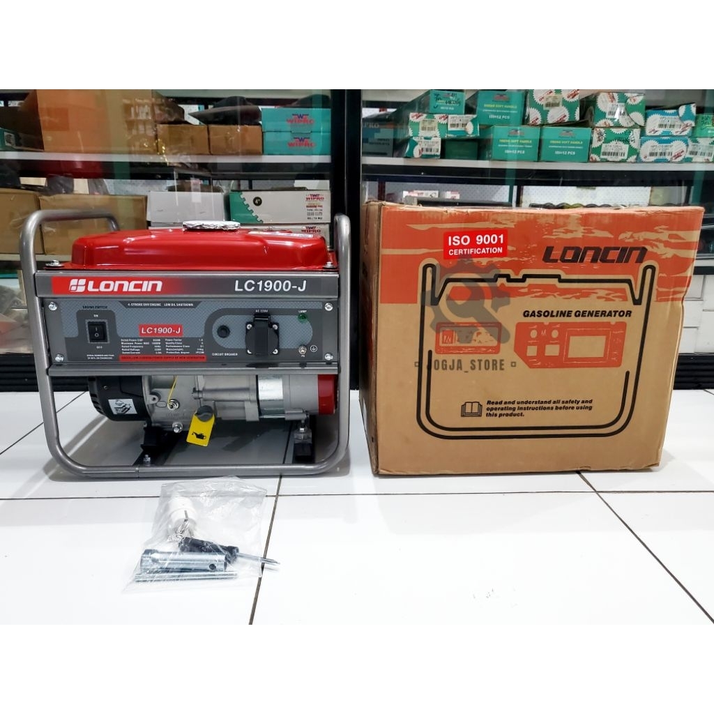 Loncin Genset Generator Listrik 1000Watt Bensin LC1900 ORIGINAL