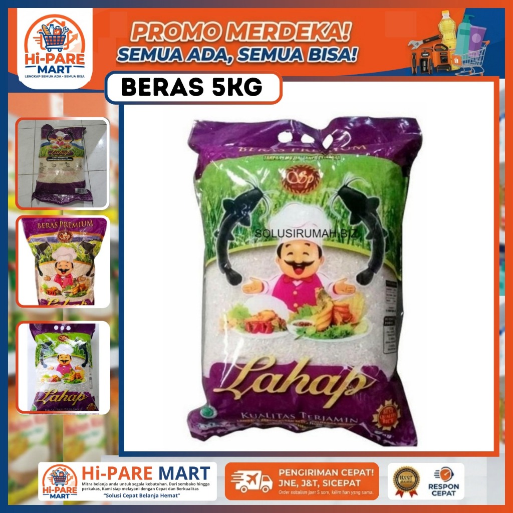 BERAS 5KG PREMIUM / BERAS PREMIUM LAHAP 5KG