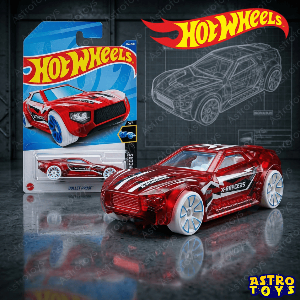 Hot Wheels Bullet Proof Merah Xraycers Lot F 2026 1:64 / Mainan Diecast Mobil Hotwheels