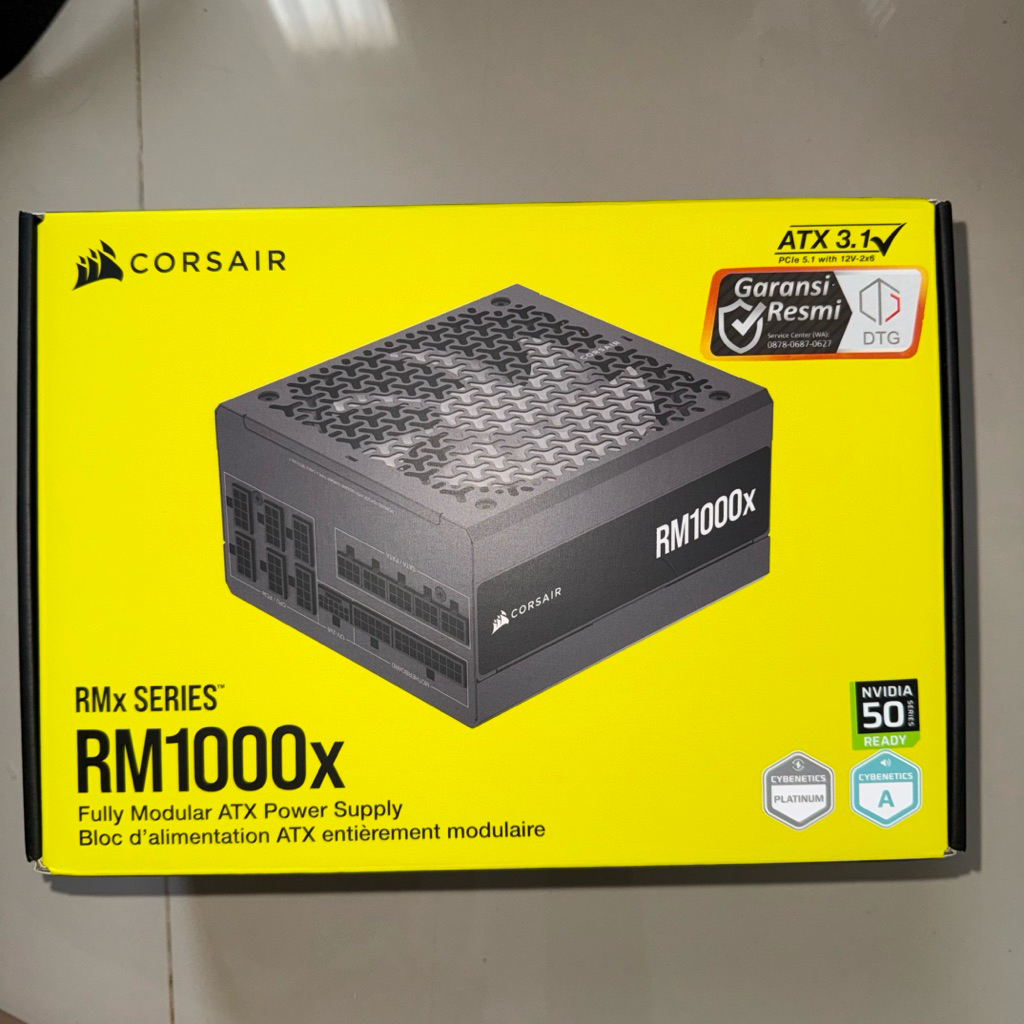 Corsair RM1000X / RMX1000 Cybenetics Gold Fully Modular ATX 3.1 PCle 5.1 Corsair rm1000x atx 3.1 cor