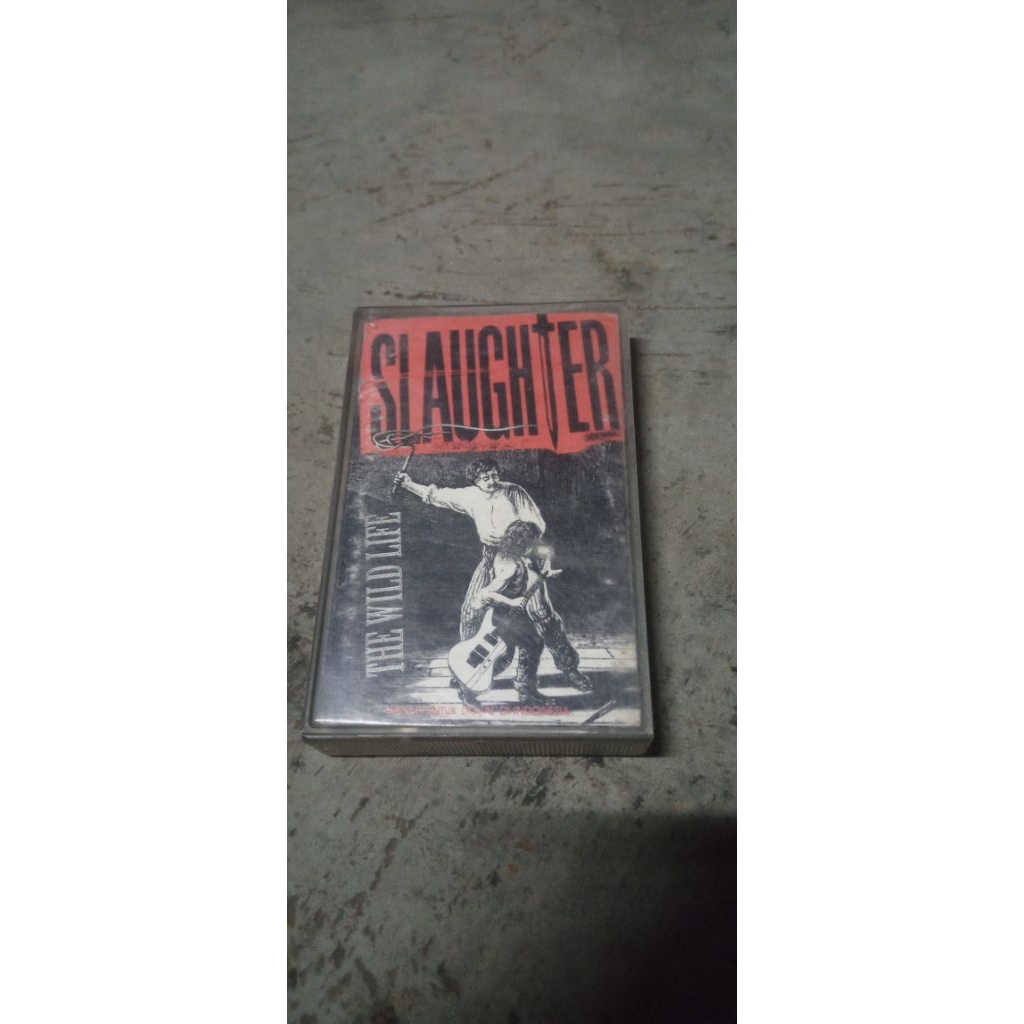 kaset pita Slaughter album the wild life