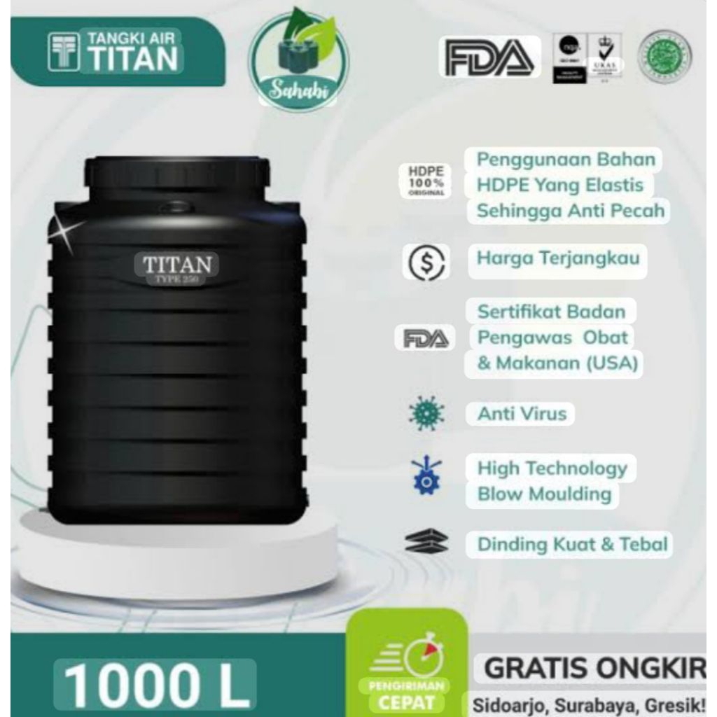 Titan Toren Air 1000L