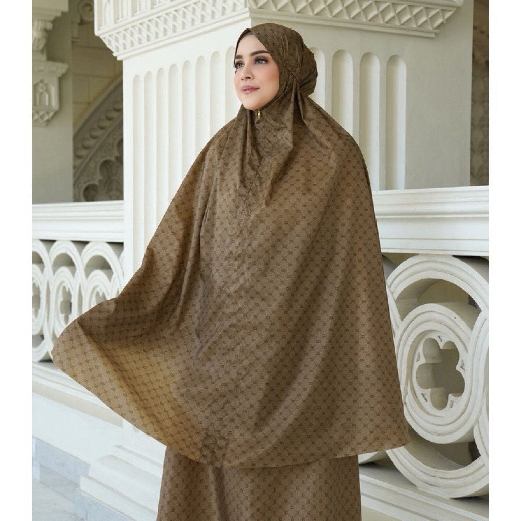 Mukena Monogram Mini Capsule Prayer Robe Buttonscarves NEW