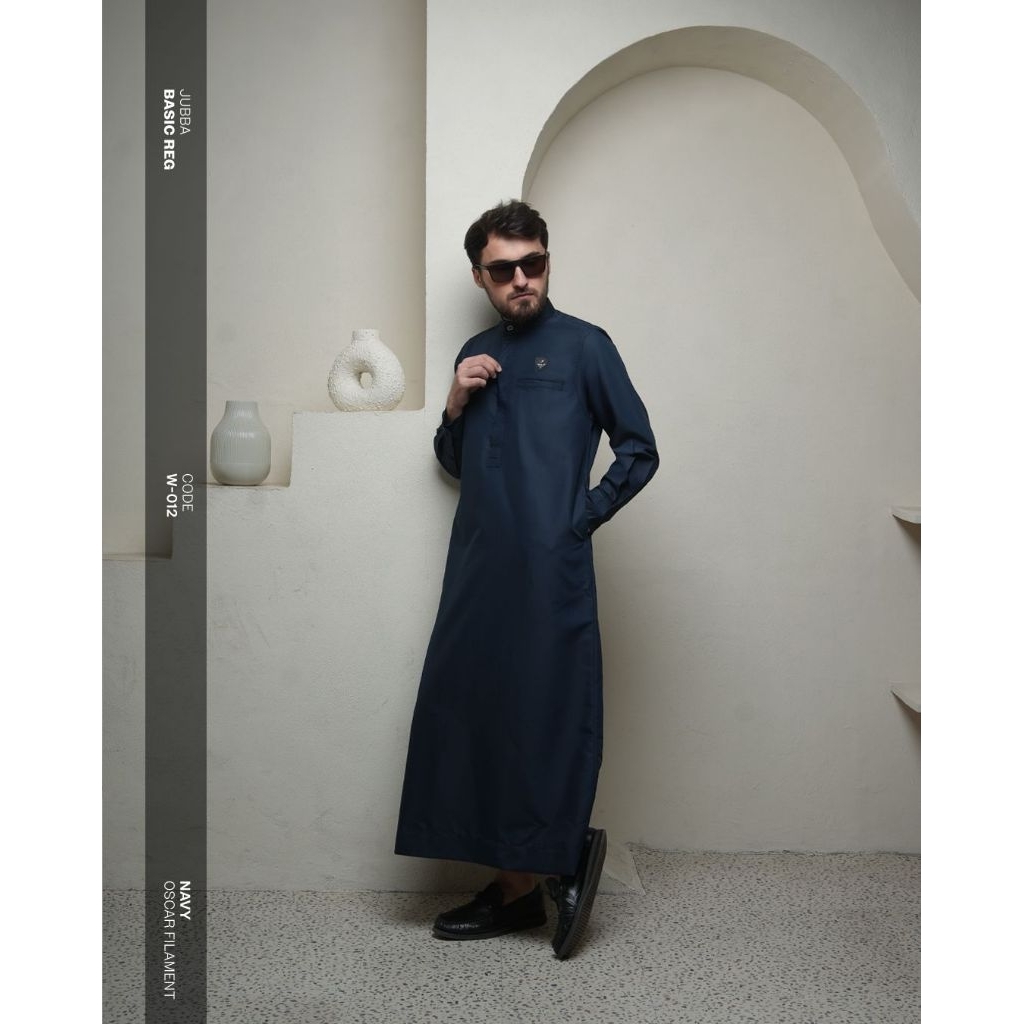 JUBBA SAMASE W012 lengan panjang Navy
