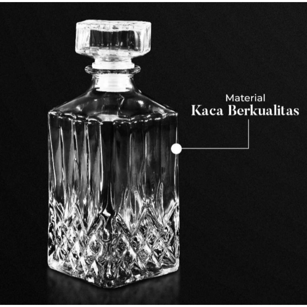 Glass Bottle Liquor Scotch Luxury 950ml - EJ50HF
