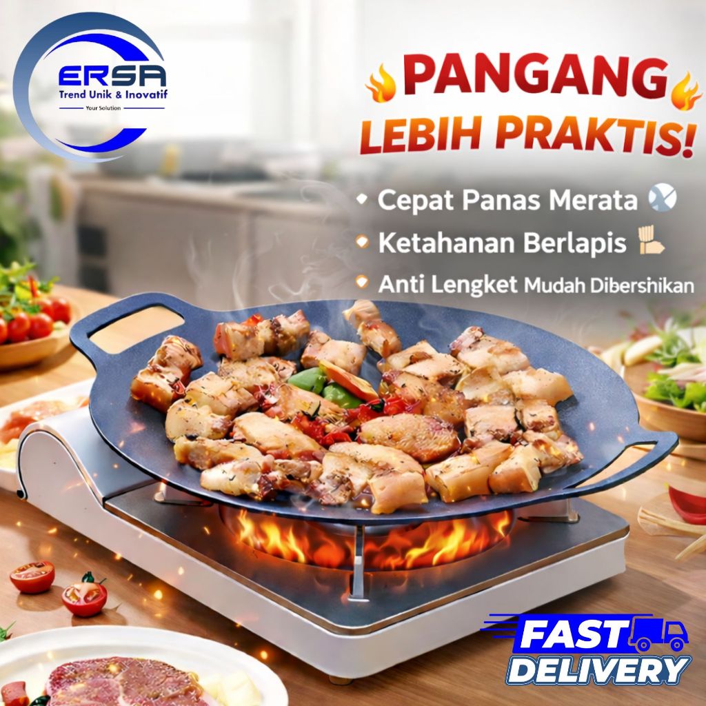 WAJAN ANTI LENGKET / ALAT PANGGANGAN / WAJAN KONDUKSI SERBAGUNA / PANCI TEFLON / TEFLON BAKAR