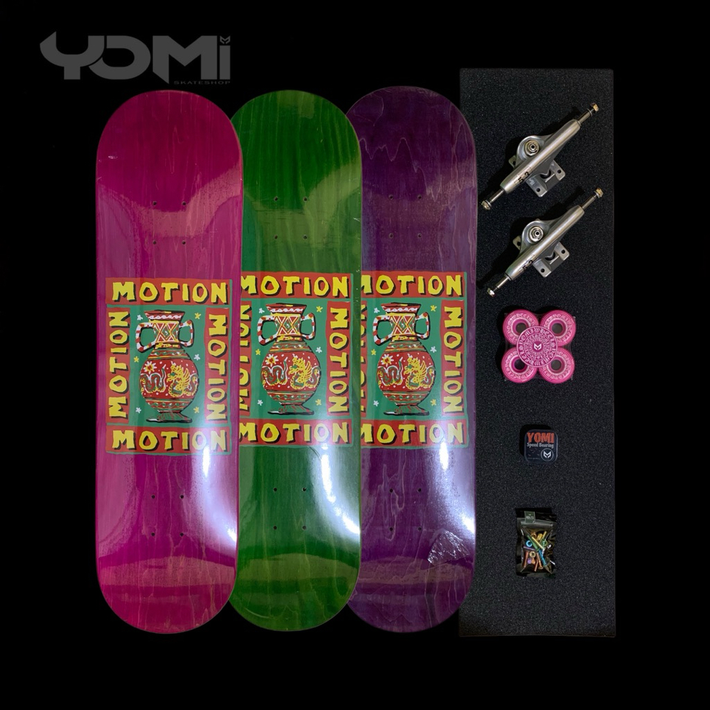 Motion Skateboard Fullset Soul Series ukuran 8.125 8.25 8.5 | Rekomendasi Skateboard