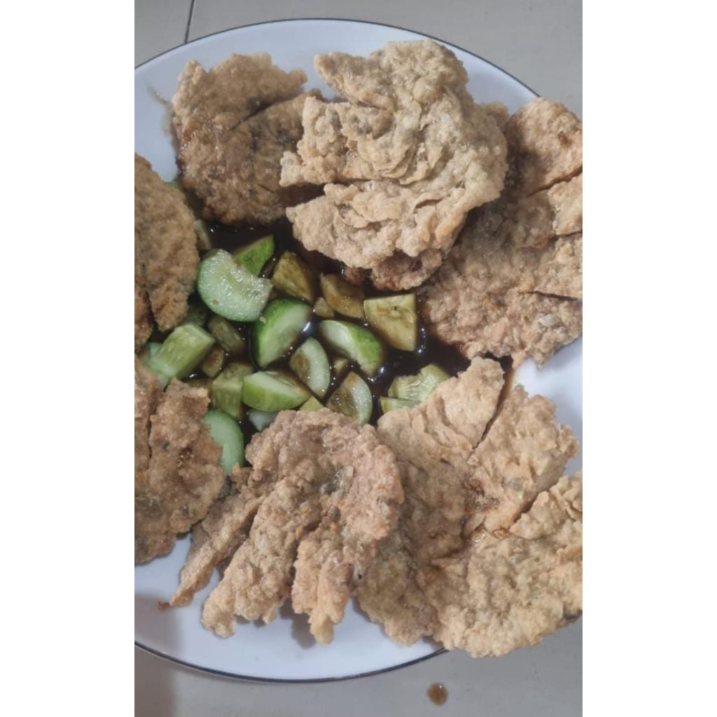 Peempek Kulit Ikan Tenggiri Khas Palembang isi 8pcs+ kuah cuko