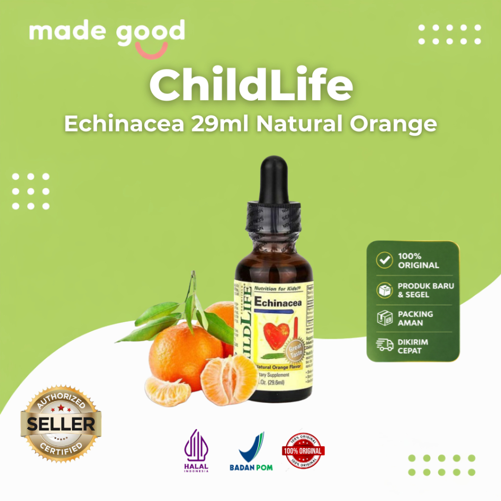 ChildLife Echinacea Anak 29ml Orange – Vitamin Anak Daya Tahan Tubuh