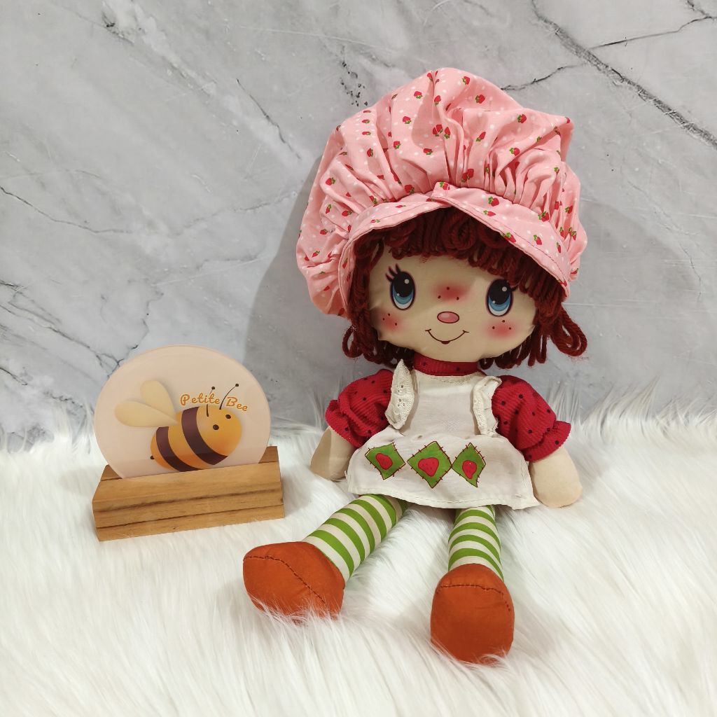 Boneka Strawberry Shortcake Vintage Besar Original
