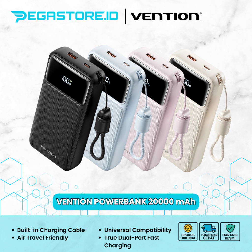 VENTION Powerbank 20.000MAh CCC & 10.000MAh  CCC