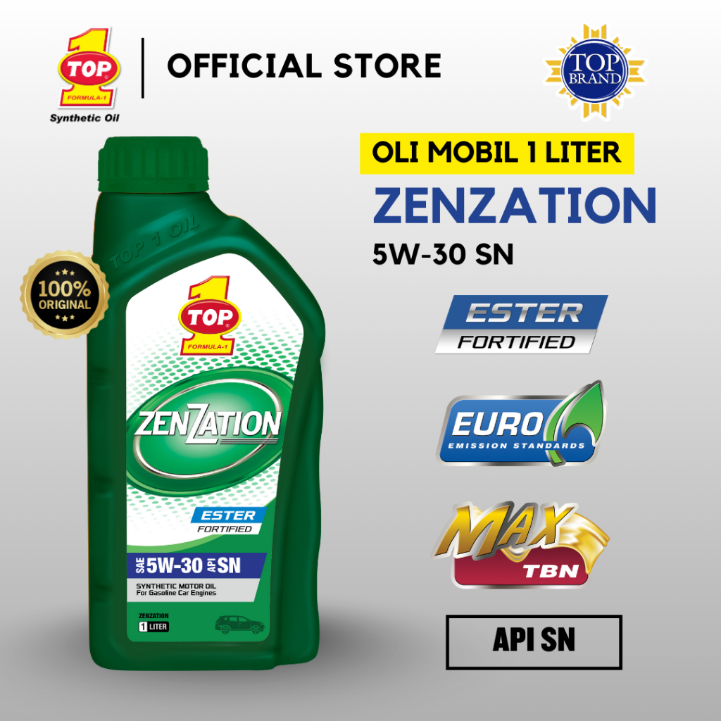 TOP 1 Oli Mobil SMO ZENZATION SAE 5W-30 1L - Ayla - Cayla - HRV - Outlander
