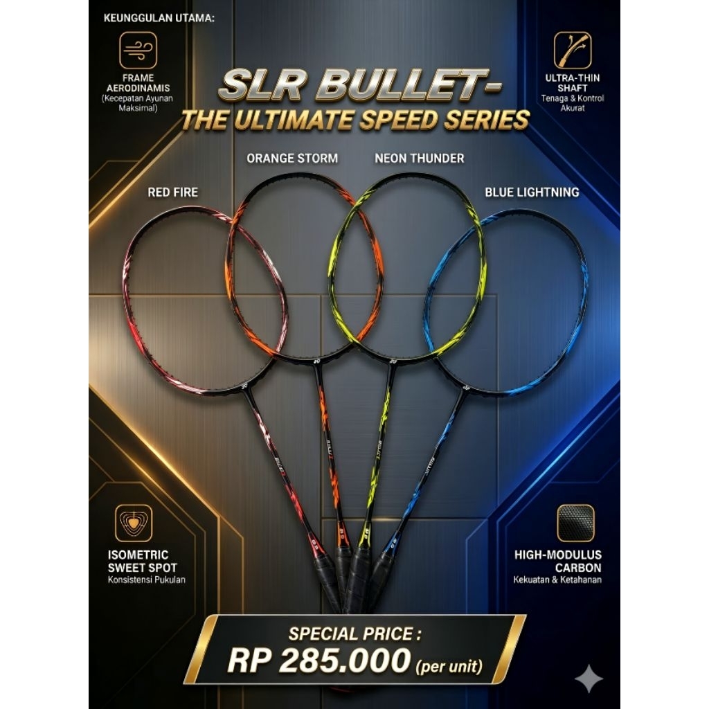 RAKET BADMINTON SLR BULLET