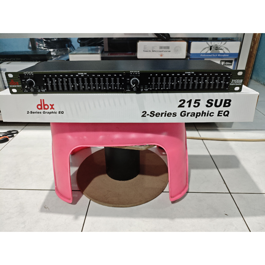 Equalizer DBX 215SUB MIKRO DBX 215 SUB DBX 215SUB Micro Grade A 2 x 15 Channel Dual Channel Equalize