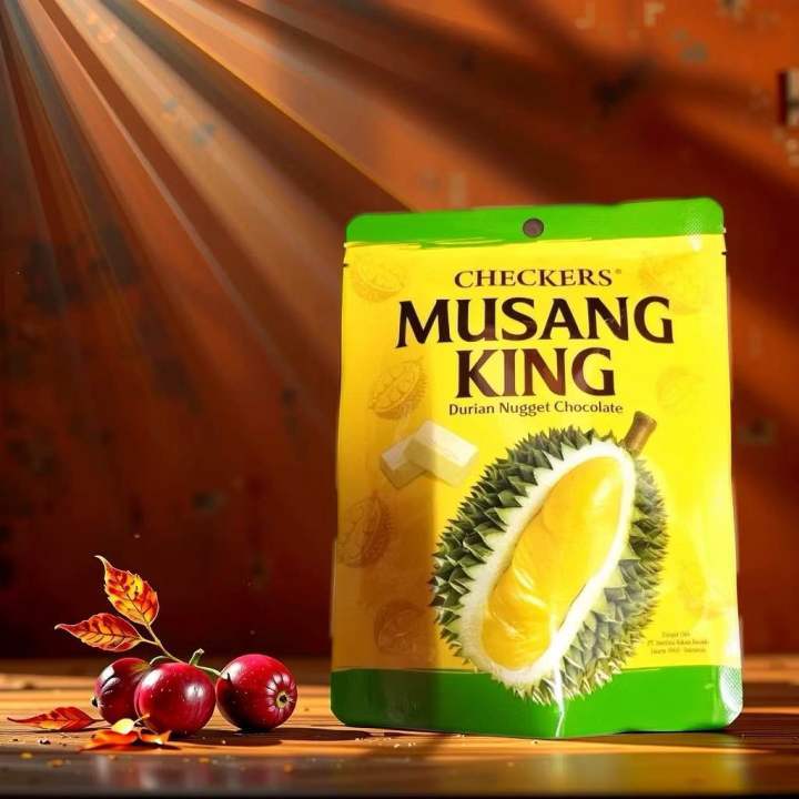 CHECKERS Musang King Durian Nugget Chocolate Singapore