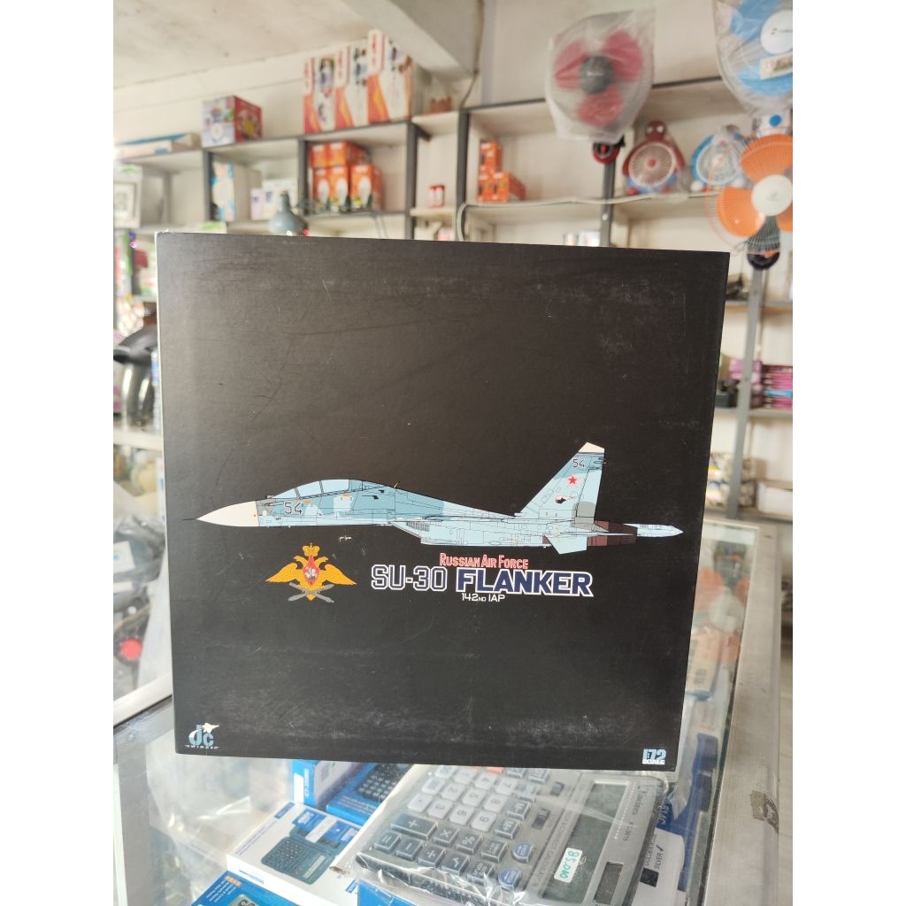jc wings skala 1/72 SU-30 Flanker Russian Air Force 143nd IAP Blue 54 miniatur pesawat tempur diecas