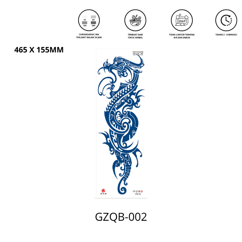 Tatto Temporary Full Lengan