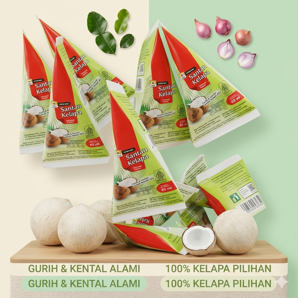 365 SANTAN KELAPA (COCONUT CREAM) 65ml | MERK SUPER INDO