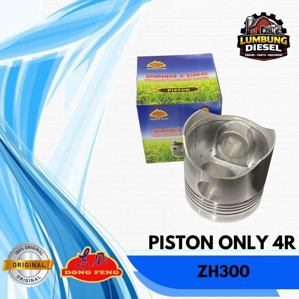 Piston Only 4 Ring ZH300 / JD300 Dong Feng Original – Piston Mesin Diesel ZH300 / JD300