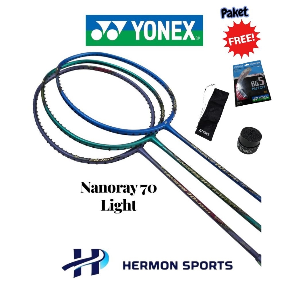 Raket Yonex Nanoray 70 Light Original