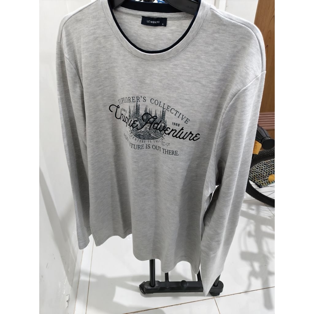 CUCI GUDANG | Kaos Pria LC Waikiki Lengan Panjang XL