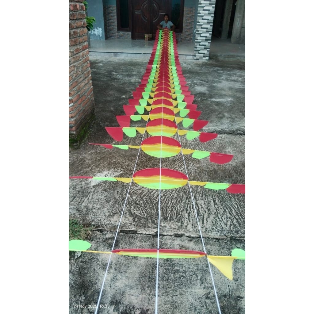 kepingan naga mini kain motif