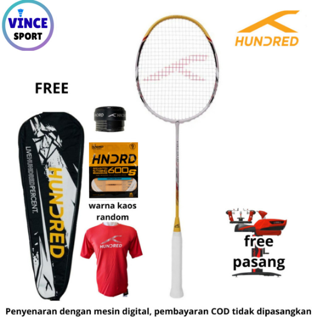 Raket Badminton HUNDRED ATOMIC X38 PWR