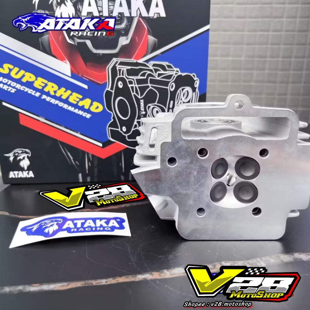 ATAKA Racing Super HEAD Cylinder 4 klep 17 19mm PORTING CNC PNP C Series Win 100 Grand Supra Prima S