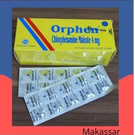 ORPHEN 4MG OBAT GATAL ALERGI 10 TABLET