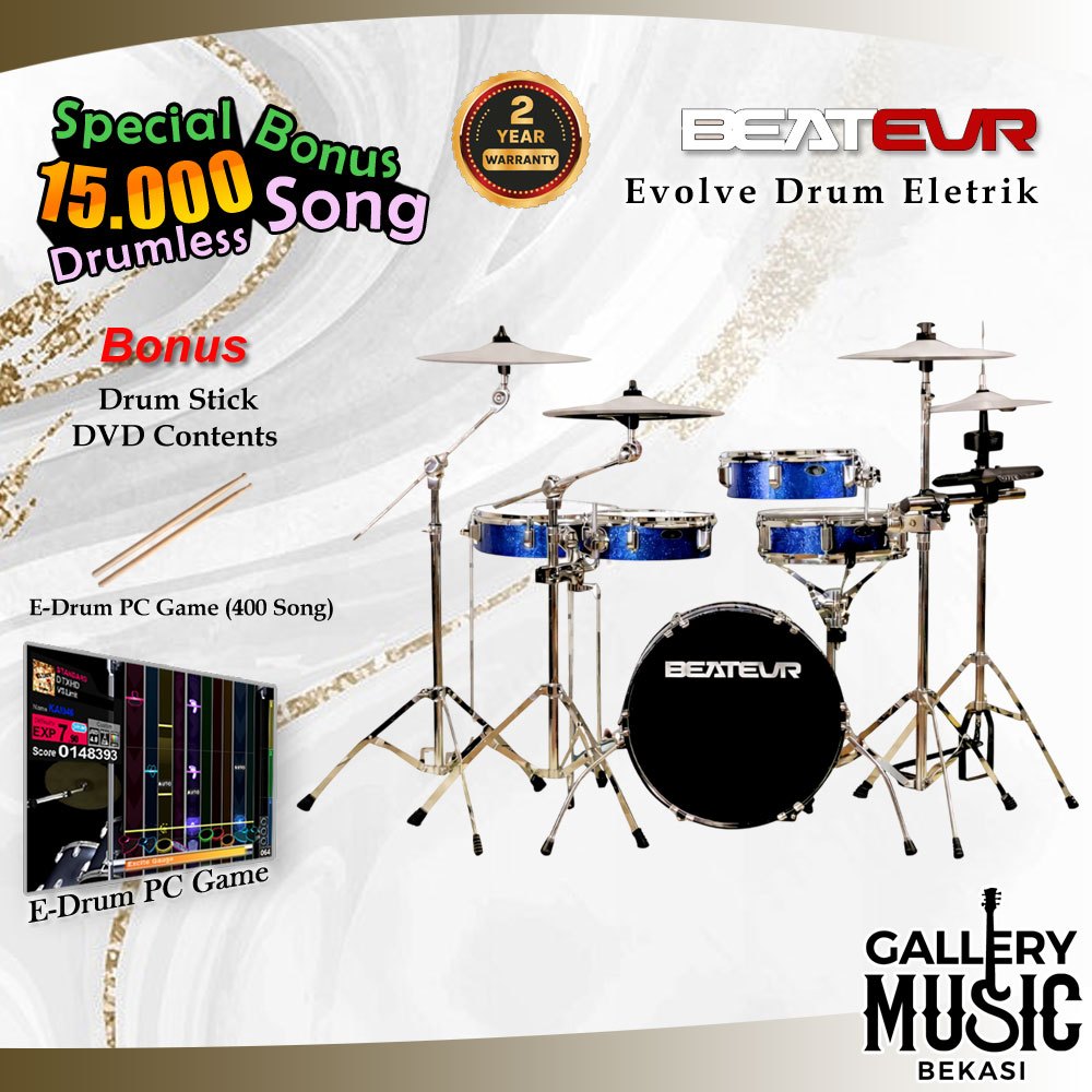 Drum Eletrik Beatevr Evolve / Evolve DrumEletrik / ElectricDrum / Beat EVR Evolve Electric Drum