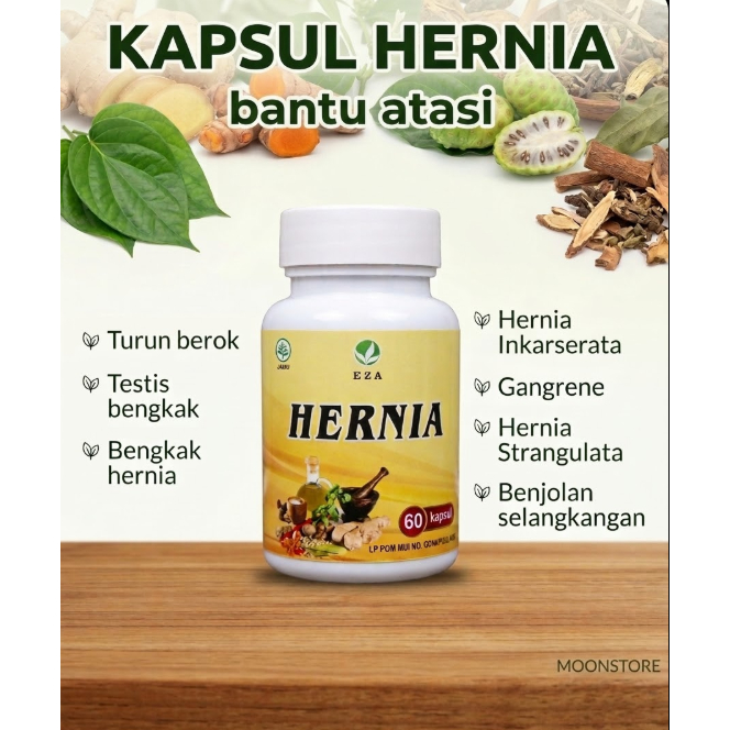 Kapsul Hernia Eza Original dan sudah BPOM
