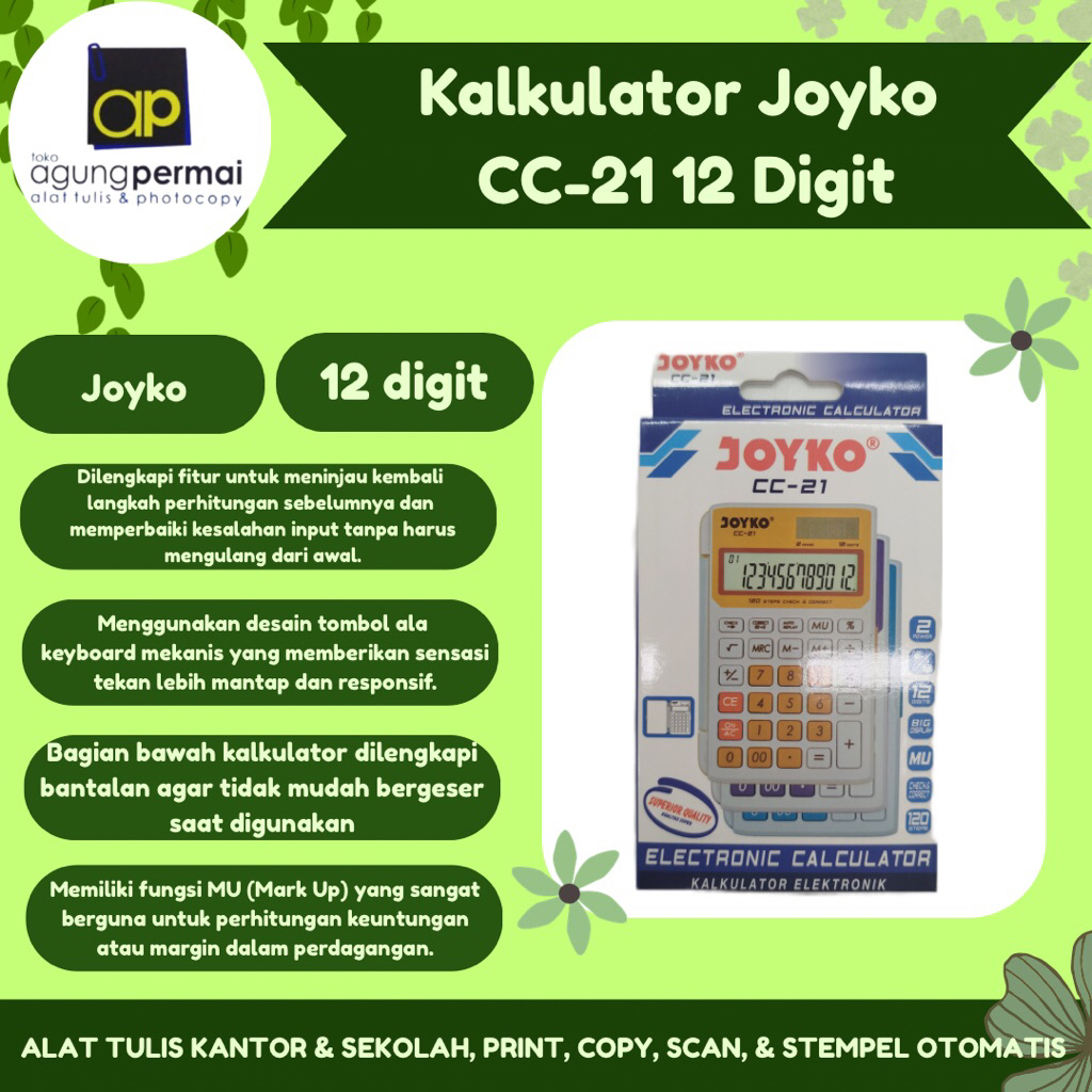 Kalkulator Joyko CC-21 12 Digit