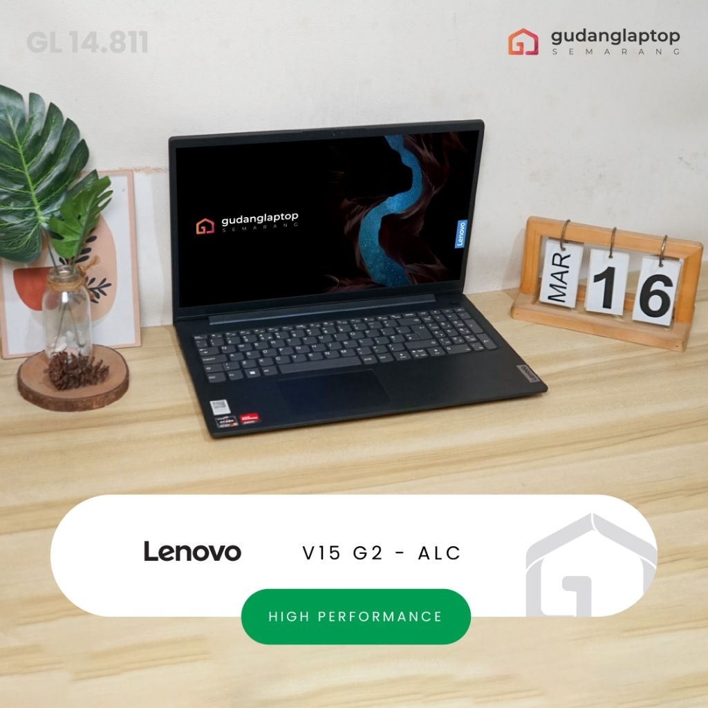 LENOVO V15 G2 - ALC AMD Ryzen 5 - 5500U 8/512 Webcam, WiFi, Bluetooth, NumPad | GL14811