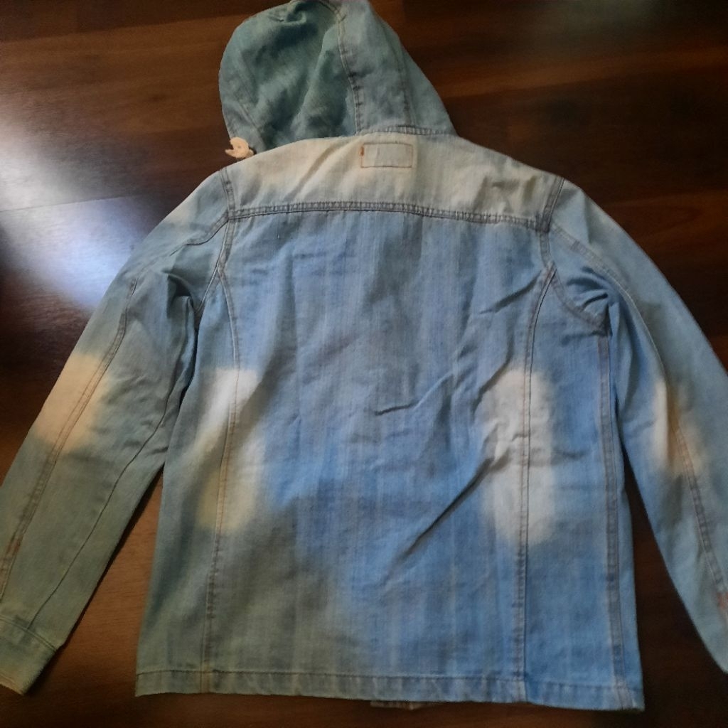 Denim Jacket hoodie etnik